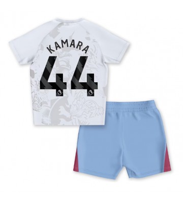Aston Villa Boubacar Kamara #44 Udebanesæt Børn 2023-24 Kort ærmer (+ korte bukser)